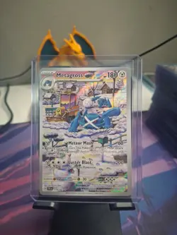Pokemon TCG Metagross 178/162 Temporal Forces Holo Card Illustration Rare - Image 1