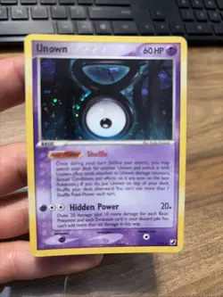 Unown V/28 Pokemon Card Unseen Forces Holo TCG Unknown Ultra Rare MP - Image 1