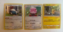 Pokemon Go Tin Promo Set Of 3 Pikachu, Blissy, Snorlax (722) - Image 1