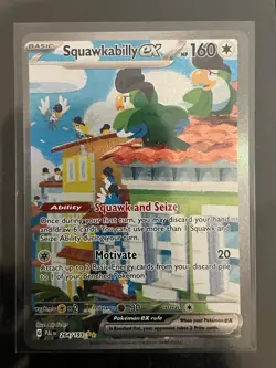 Pokemon Squawkabilly EX TCG Scarlet & Violet Paldea Evolved Holo Card 264/193 - Image 1
