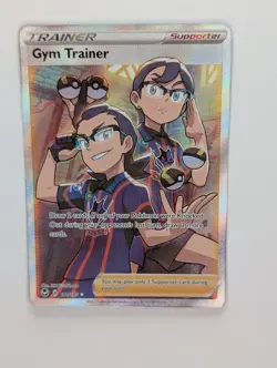 Gym Trainer - 191/195 - Pokemon Silver Tempest Sword & Shield Full Art Card NM - Image 1
