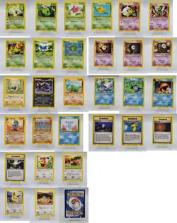 Pokemon TCG Neo Discovery 2001 Bulk Lot 182 Cards NM/EX Sorted w/ Team Bags - Image 1