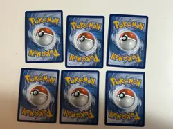 Lot Of 6 Pokemon Scarlett & Violet white FLARE ILLUSTRATION RARE CARDS Ducklett - Image 2