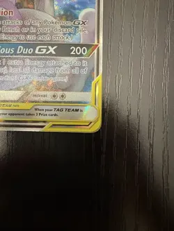 Pokemon TCG Black Star Promo Mewtwo & Mew GX SM191 Card Tag team - Image 2