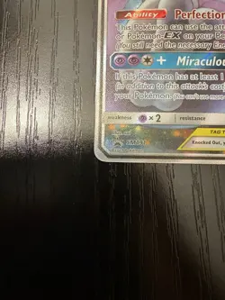 Pokemon TCG Black Star Promo Mewtwo & Mew GX SM191 Card Tag team - Image 3