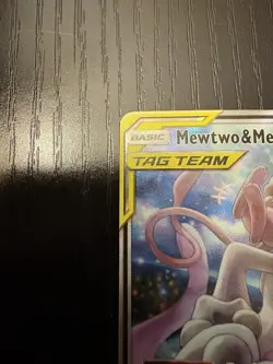 Pokemon TCG Black Star Promo Mewtwo & Mew GX SM191 Card Tag team - Image 5