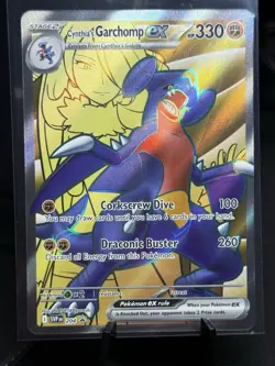 Cynthia’s Garchomp EX SVP 204 Promo English NM Full Art Pokemon TCG - Image 1