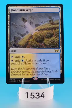 MTG Floodfarm Verge Duskmourn: House of Horror Foil #259 - Image 1
