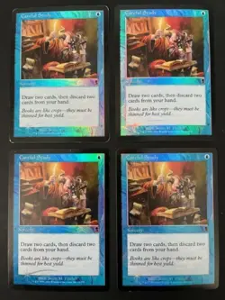 MTG- Careful Study x4 - Odyssey FOIL - Image 1