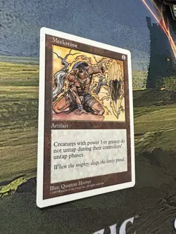 Meekstone MTG Fifth Edition Rare Artifact NM Magic The Gathering - Image 2