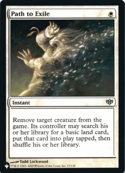 MTG Path to Exile (CON) Normal NM The List Reprints Magic 15 - Image 1