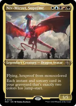 Niv-Mizzet, Supreme (Etched) March of the Machine: Aftermath MTG Magic FOIL - Image 1