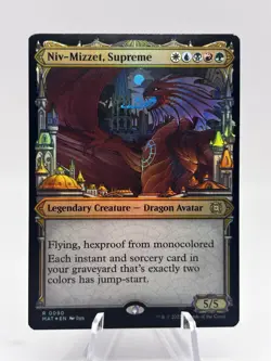 Niv-Mizzet, Supreme 0090 Foil Showcase MOM: The Aftermath MAT MTG NM - Image 1