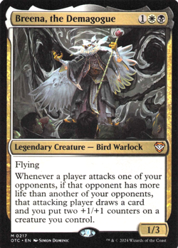 MTG Breena, the Demagogue - Normal - Commander: Outlaws of Thunder Junction - NM - Image 1