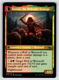 Tovolar, Dire Overlord R Innistrad: Midnight Hunt # 246 NM Normal - Image 2