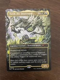 MTG Secret Lair Encyclopedia of Magic M Yarok, the Desecrated #0025 - Image 1