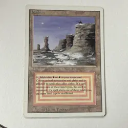 Magic the Gathering 1994 Plateau Revised Edition Rare Dual Land English - Image 1