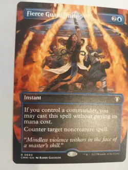 Fierce Guardianship (Borderless) Commander Masters Regular - Image 1