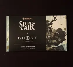 Magic The Gathering Secret Lair Ghost of Tsushima Foil Sealed In-Hand - Image 1