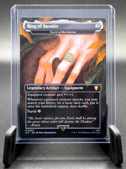 MTG RING OF BARAHIR SWORD OF THE ANIMIST 0355 LORD OF THE RINGS COMMANDER LTC NM - Image 1
