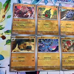 Pokemon TCG Prismatic Evolutions Pokeball Reverse Holo Bundle 8 Unique Cards - Image 4