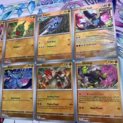 Pokemon TCG Prismatic Evolutions Pokeball Reverse Holo Bundle 8 Unique Cards - Image 5