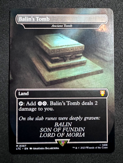 MTG BALIN'S TOMB ANCIENT TOMB 0357 LORD OF THE RINGS COMMANDER LTC NM - Image 3