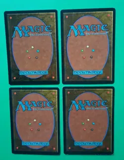 Magic the Gathering MTG Ice Age KROVIKAN VAMPIRE x 4 ( 2 LP/EX & 2 MP) U 1995! - Image 2