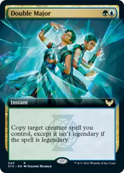 1x Double Major - Extended Art Light Play MTG Magic - Kid Icarus - - Image 1