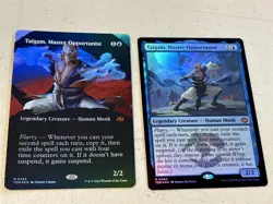 2 x mtg foil Taigam Master Opportunist, 1 borderless, Tarkir Dragonstorm - Image 1