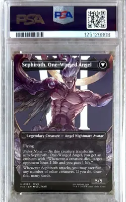 MTG Final Fantasy SEPHIROTH, Fabled Soldier (Borderless) PSA 10 Fresh Grade 🔥 - Image 2