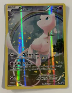 Pokemon Mew Black Star Promo XY110 Full Art MP - Image 1