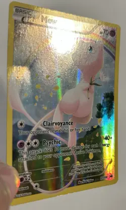 Pokemon Mew Black Star Promo XY110 Full Art MP - Image 2