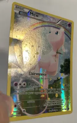Pokemon Mew Black Star Promo XY110 Full Art MP - Image 3
