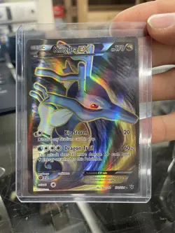 Pokemon TCG Kingdra-EX 122/124 Fates Collide Holo LP/MP - Image 1