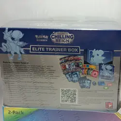 Pokemon TCG:Sword & Shield Chilling Reign Elite Trainer Box & Slowbro Tin Sealed - Image 5