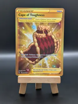 Pokemon TCG: Cape of Toughness 200/185 Vivid Voltage Gold Secret Rare Trainer - Image 1