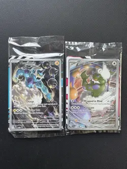 Black Bolt & White Flare Pokemon Center Stamped Promos SVP 209 & 210 - Image 1