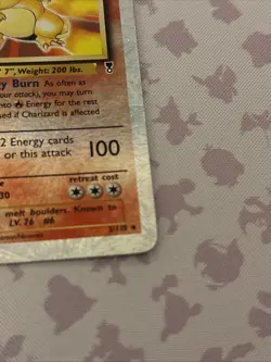 Pokemon TCG Charizard Legendary Collection 3/110 Reverse Holo Rare 2002 🔥 - Image 4