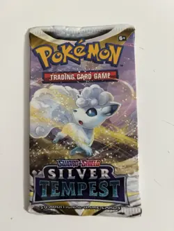 21.8gHEAVY Pokemon TCG Silver Tempest Booster Pack From ETB Vulpix Artwork! - Image 2