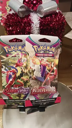 Pokemon TCG Scarlet & Violet Booster Bundle (2 Pack) - Base Set + Paldea Evolved - Image 1