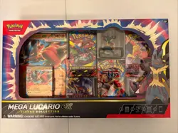 Pokemon TCG Mega Lucario EX Premium Figure Collection One Box Sealed IN STOCK! - Image 1