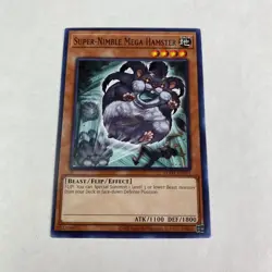 Yugioh Super-nimble Mega Hamster Ego1-en 011 Egyptian God Obelisk Tormentor - Image 1