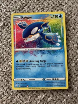 Pokemon TCG Kyogre Shining Fates 021/072 Holo Amazing Rare NM/M - Image 1
