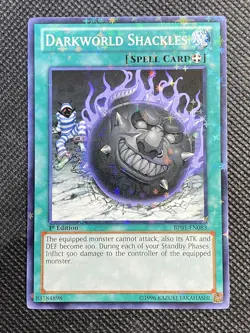 YuGiOh! - Darkworld Shackles BP01-EN083 Starfoil Rare 1st Edition LP Battle Pack - Image 1
