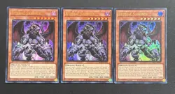 2025 YUGIOH MP25 1ST ED ULTRA RARE BYSTIAL SARONIR X3 NM SET - Image 1