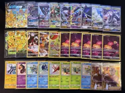 Lot of 150 Pokemon Cards V/VMAX/EX/Full Art/GX/Trainer/Holos Modern Collection - Image 2
