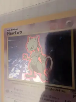 MEWTWO and RAICHU, Pokemon Base Set 2 HOLO Card Lot Of 2 Beautiful Condition - Image 4