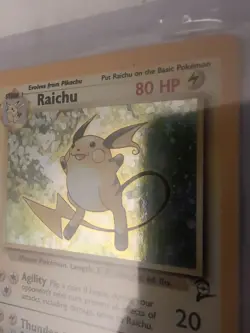 MEWTWO and RAICHU, Pokemon Base Set 2 HOLO Card Lot Of 2 Beautiful Condition - Image 5