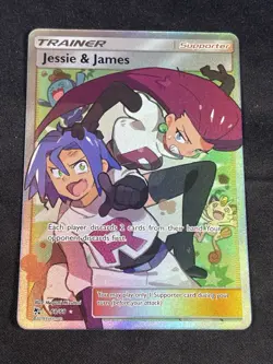 Pokemon TCG Jesse And James Full Art Trainer Card 68/68 Hidden Fates - Image 1